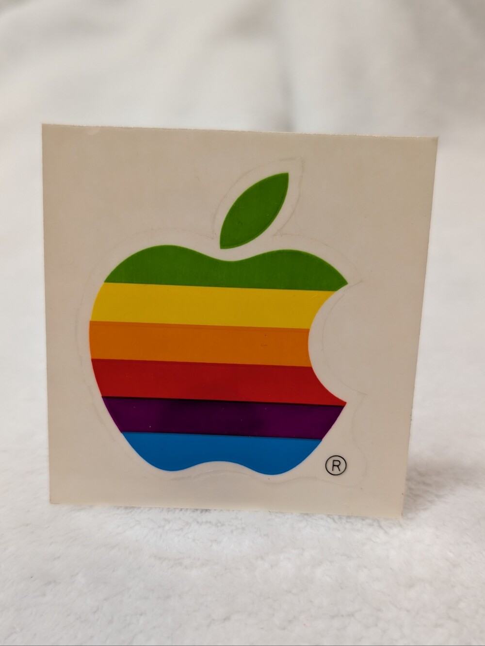 Vintage Apple Computer Rainbow Logo Sticker